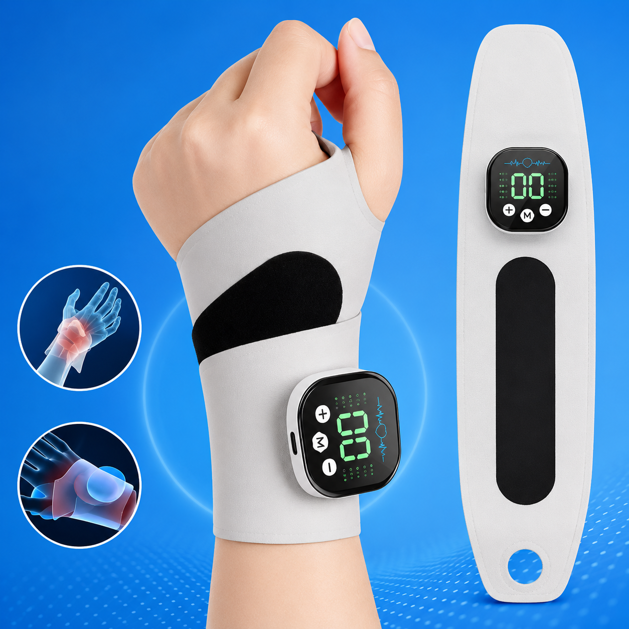 FlexEase Pro Wrist Massager — Carpal Tunnel & Wrist Pain Relief